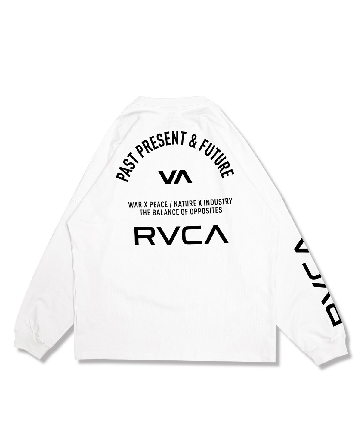 RVCA (ルーカ） UP STATE LS TEE ロングスリーブＴシャツ 【2024年春夏モデル】WHT