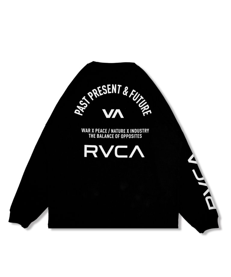 RVCA (ルーカ）  UP STATE LS TEE ロングスリーブＴシャツ 【2024年春夏モデル】BLK