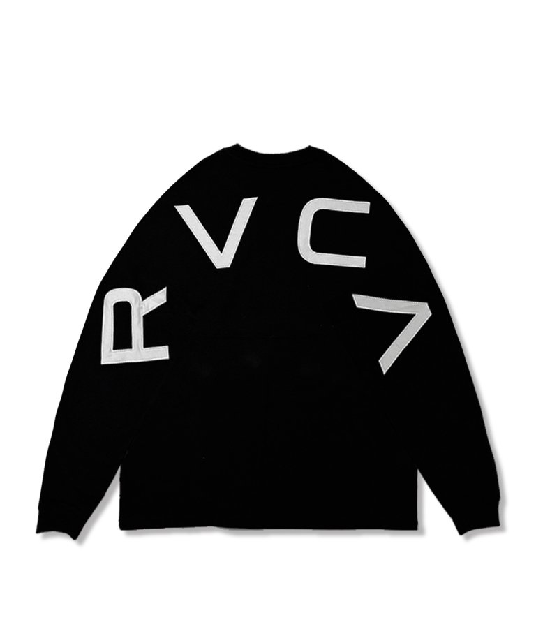 RVCA (롼  FAKE RVCA LS TEE 󥰥꡼֣ԥ 2024ǯղƥǥBLK