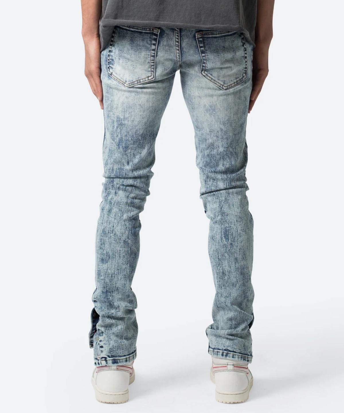 mnml M588 SNAP SLIM DENIM VINTAGE BLUE mnml M588 SNAP SLIM DENIM VINTAGE BLUE