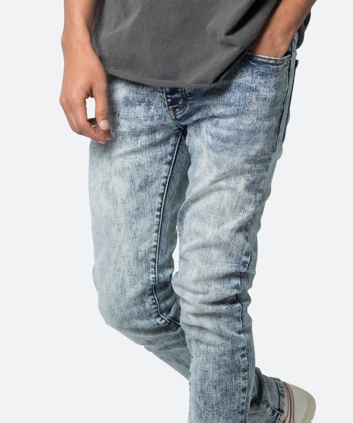 mnml M588 SNAP SLIM DENIM VINTAGE BLUE mnml M588 SNAP SLIM DENIM VINTAGE BLUE