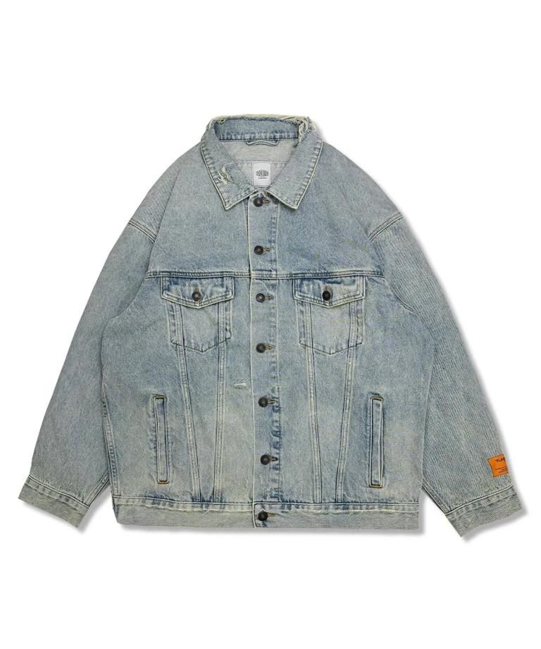 ڿSALE2025ۡFLASHBACKǿ24SSDamage Denim JKT.BLU22000ߢ15400