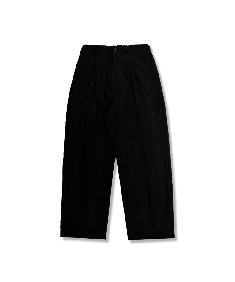 FLASHBACKǿ24SSLoose Fit Nylon Wide Pants.BLACK