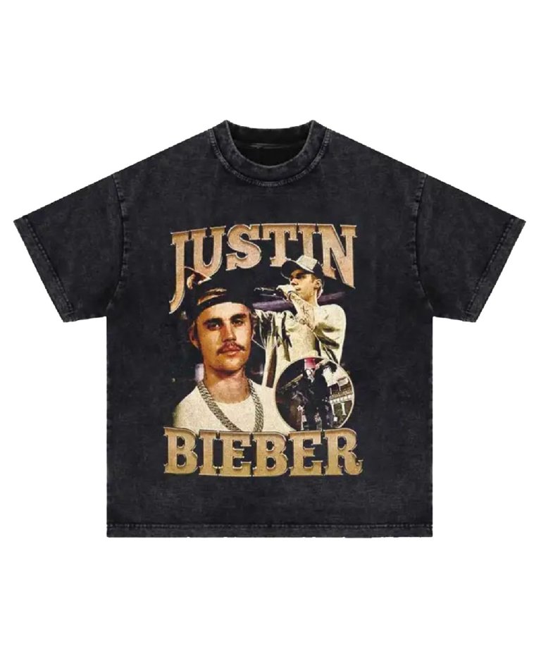USA Select 24SSJustin Bieber OVERSIZE Vintage T-Shirts.2
