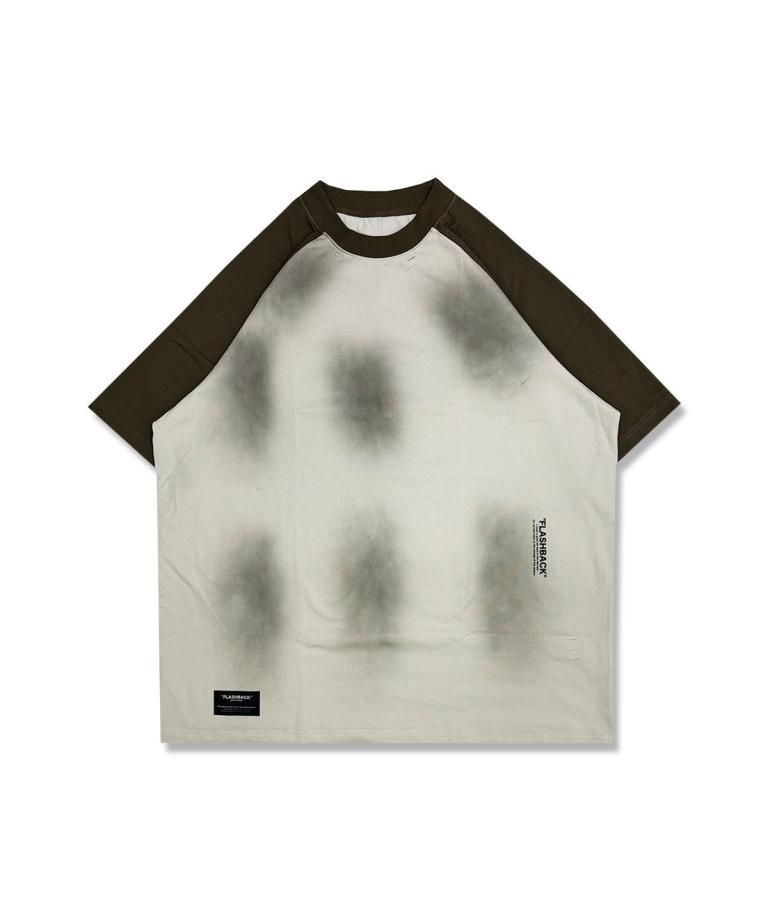FLASHBACK 24SSǿ FLASHBACK Raglan OVERSIZE Vintage Tee.BRN 