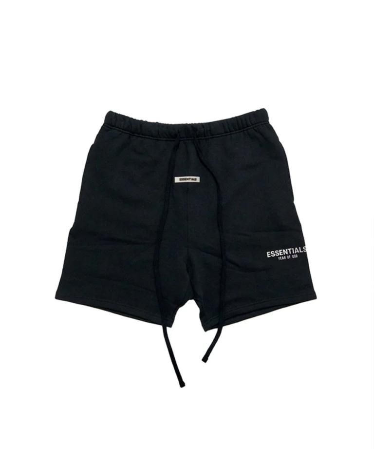 FOG ESSENTIALS Reflector Sweat Shorts ե쥯åȥ硼ȥѥ BLK
