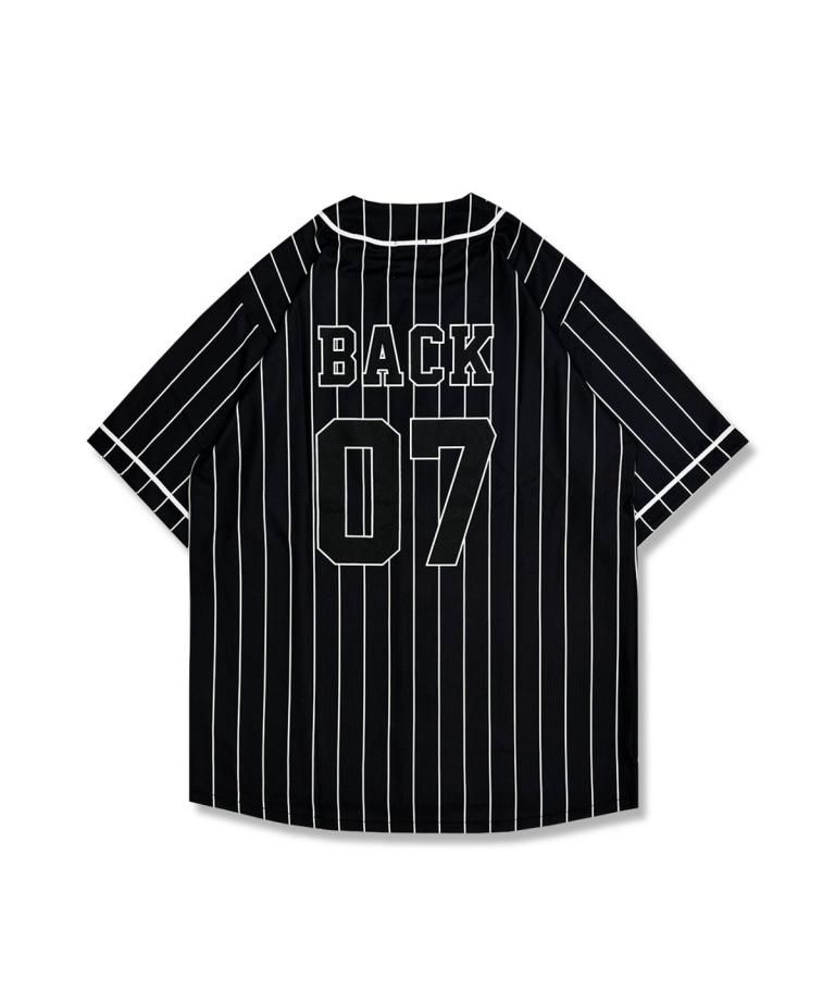 FLASHBACKǿ24SS FLASHBACK OVERSIZE Baseball Shirts. STRIPE