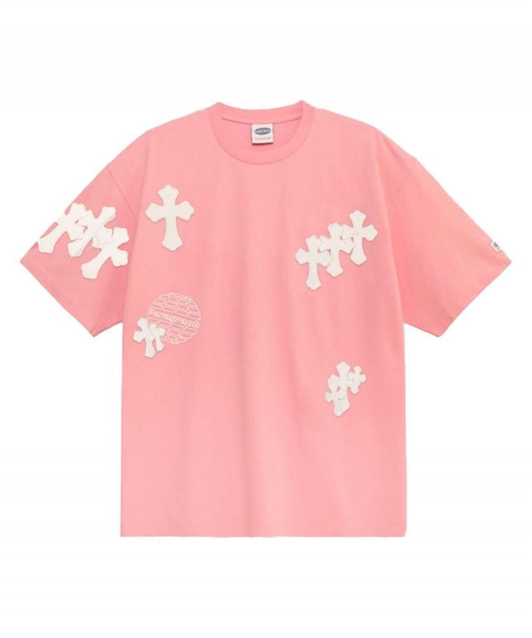 [PARAGRAPH]★韓国大人気★CROSS LOGO SHORT T-SHIRT 94659783b_b_20_500.jpg