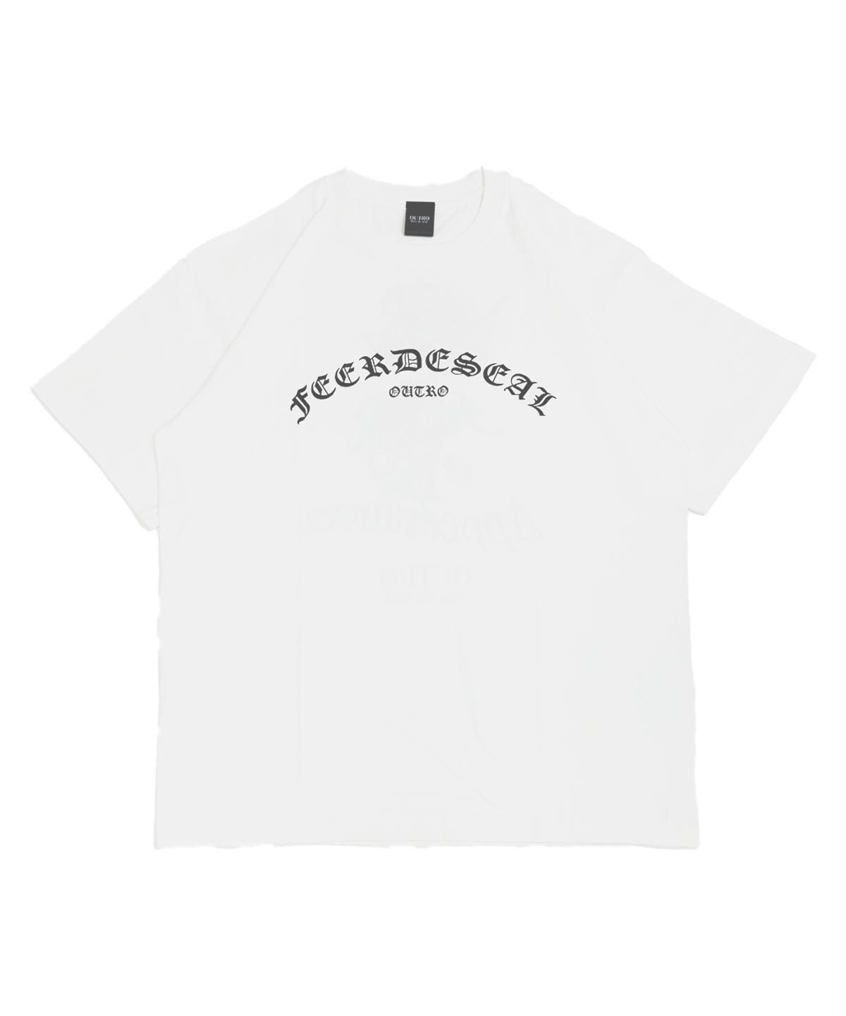 OUTRO-feer de seal-25SS Rose Oversize Tee2.WHT OUTRO-feer de seal-25SS Rose Oversize Tee2.WHT