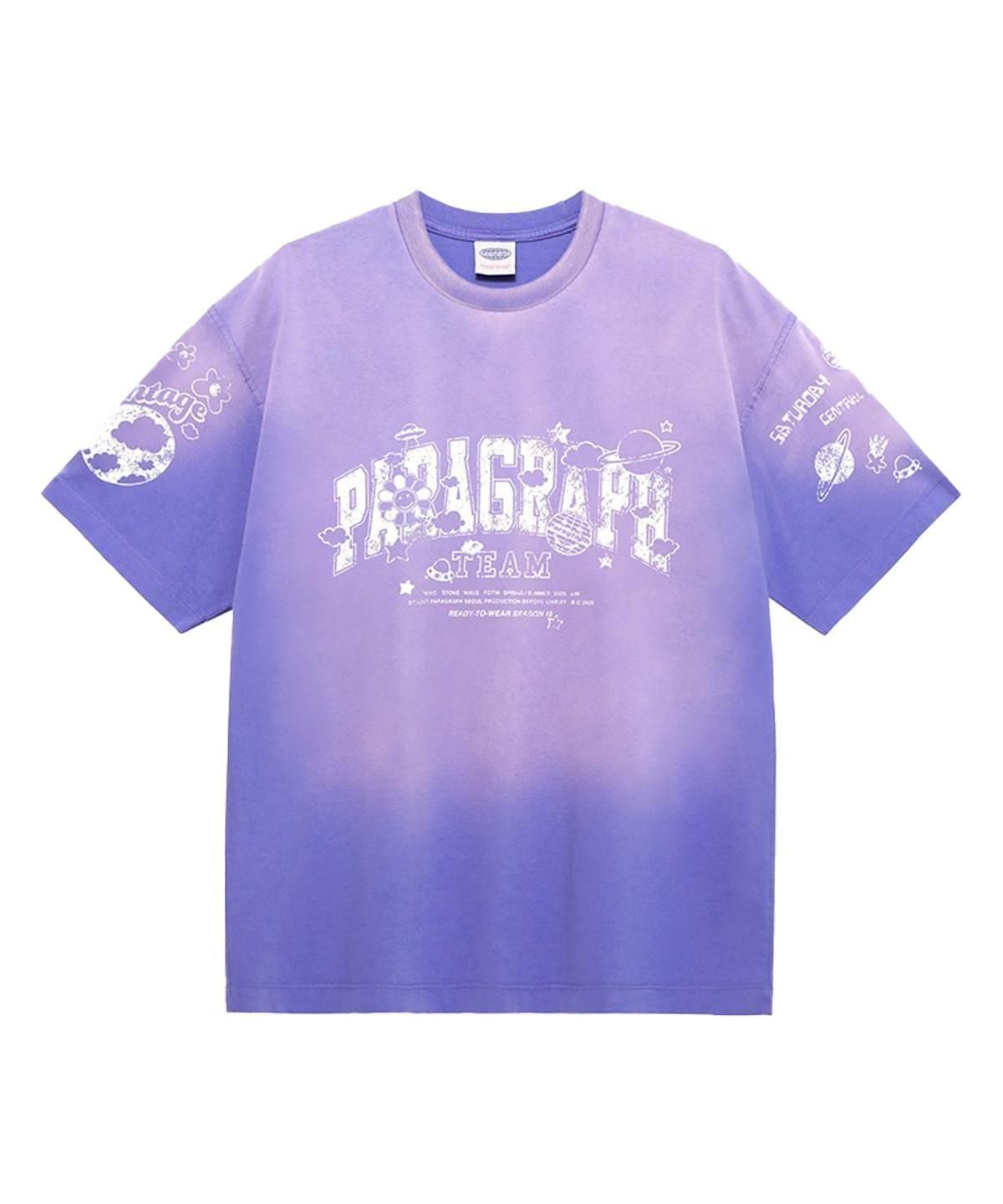 PARAGRAPH HAPPY SMILE T SHIRT-PURPLE