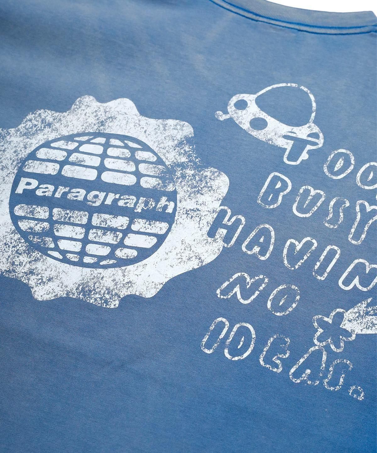 PARAGRAPH HAPPY SMILE T SHIRT-BLUE