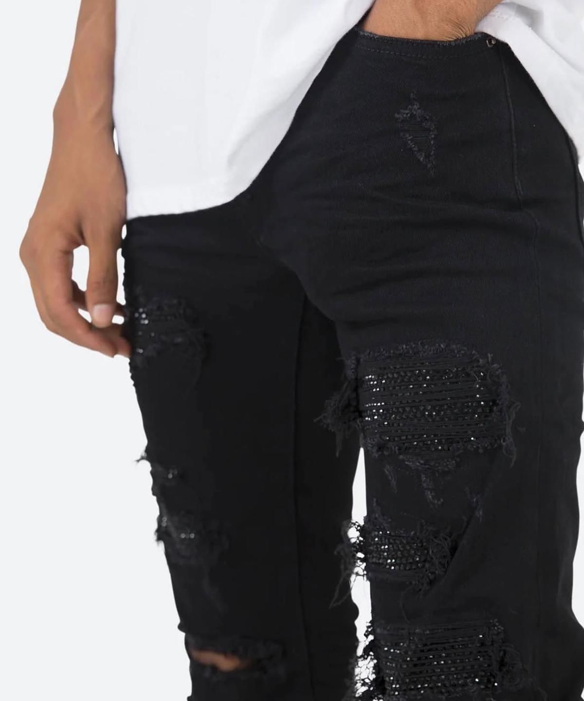 mnml X201 STRETCH DENIM BLACK