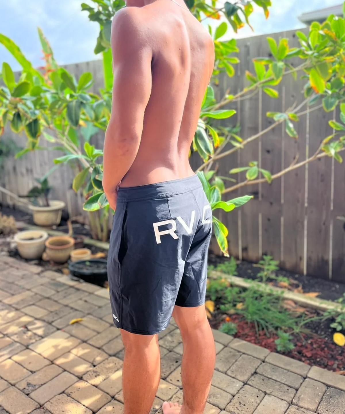 RVCA メンズ BACK TRUNK ボードショーツ 【2025年夏モデル】BLK