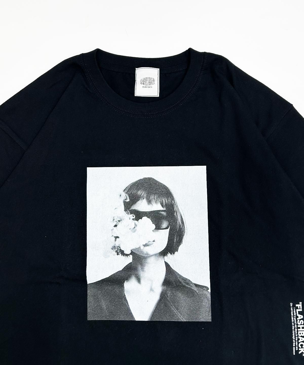 FLASHBACK25SS最新作】Smoking Lady Photo Graphic T-Shirts
