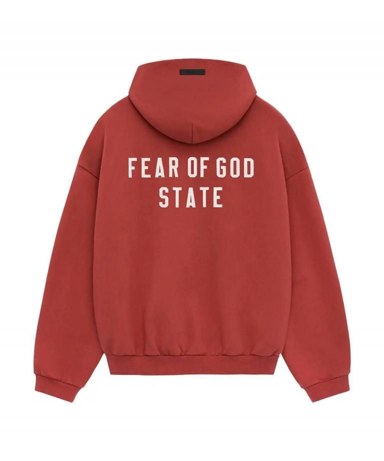 新品 FOG Essentials  Sサイズ  セメント  Cement ESSENTIALS(エッセンシャルズ) CLASSIC FIT FLEECE ZIP-UP