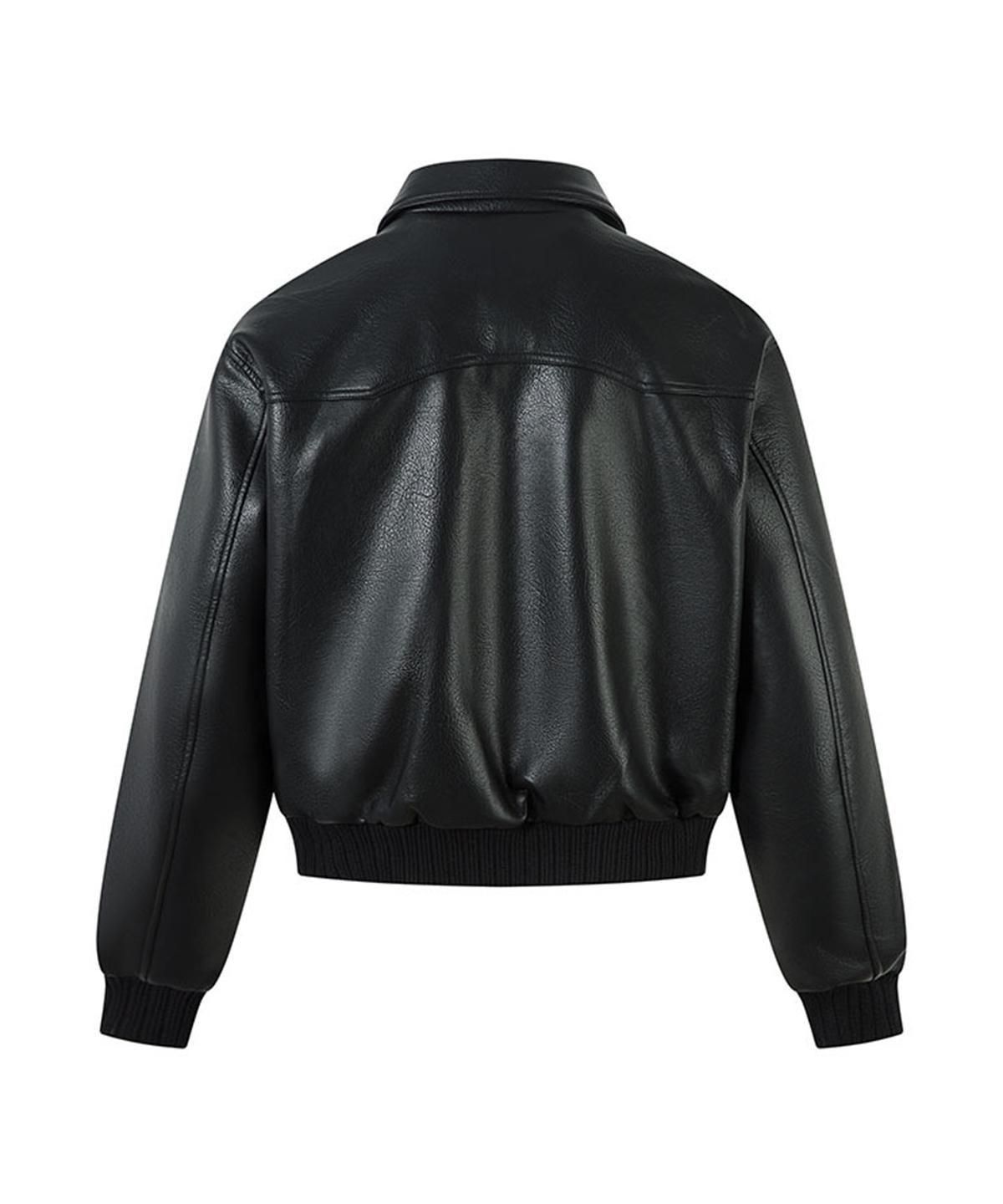 FLASHBACK最新作25AW】FLASHBACK Leather OVERSIZE JKT.BLK