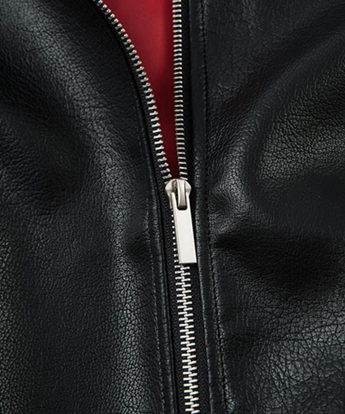 FLASHBACK レザージャケット FLASHBACK最新作25AW】FLASHBACK Leather OVERSIZE JKT.BLK