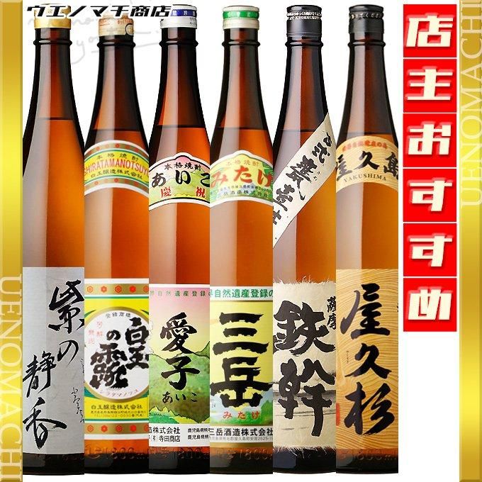 三岳 焼酎 2025年 6本セット 芋焼酎 【公式通販】