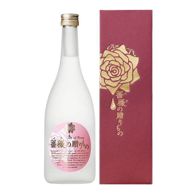 薔薇の贈りもの 《芋焼酎》 25度 720ml 専用化粧箱付 大海酒造