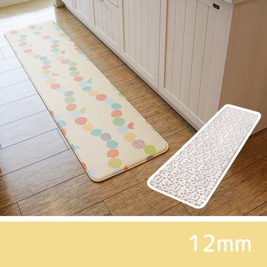 防炎/抗菌】マルチクッションマット ドット/フラワー12