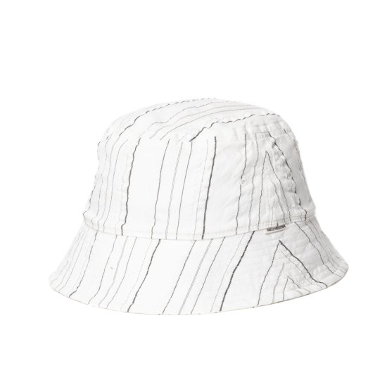 COOTIE / Stripe Sucker Cloth Bucket Hat 

