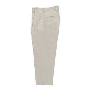 DOUBLE PLEATED CHINO TROUSERS
