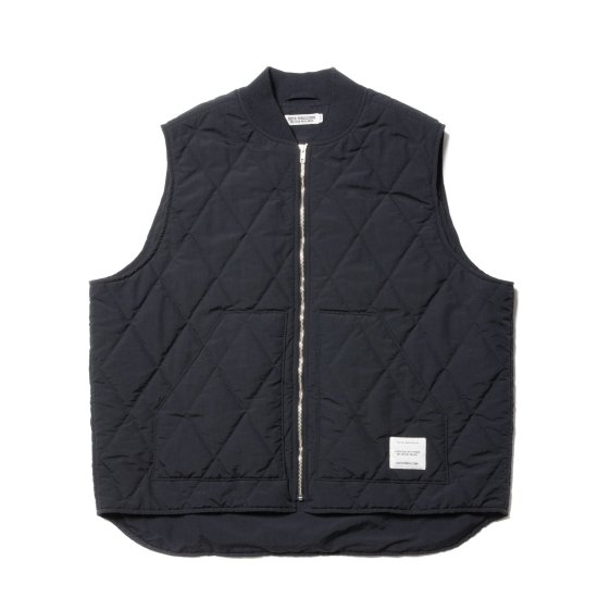 COOTIE / Nylon Quilting Work Vest 
