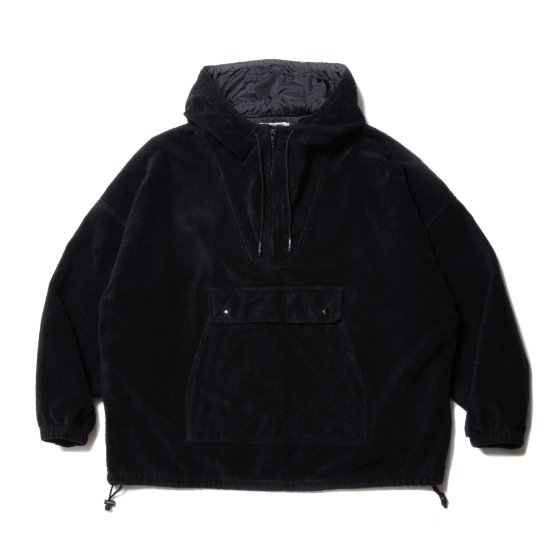 COOTIE / Garment Dyed Cotton Boa Anorak Hoodie 
