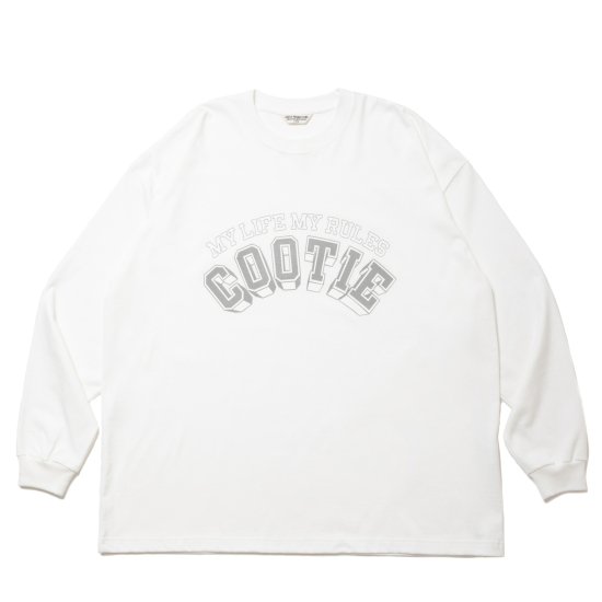 COOTIE / Open End Yarn Print L/S Tee 