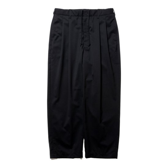 COOTIE / Combat Wool Twill 2 Tuck Wide Easy Trousers 