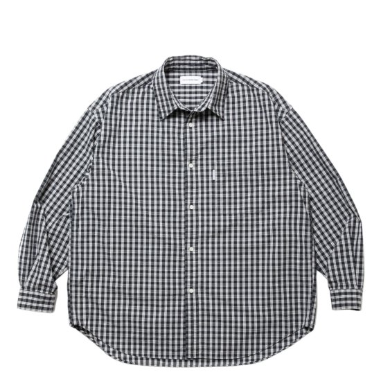 COOTIE / Dobby Check L/S Shirt 
