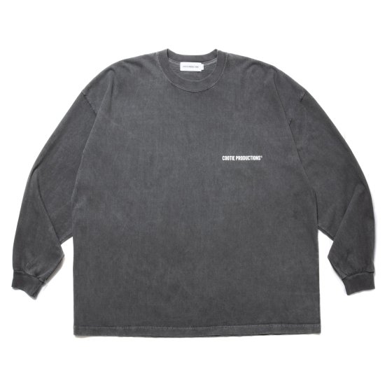COOTIE / Pigment Dyed L/S Tee 
