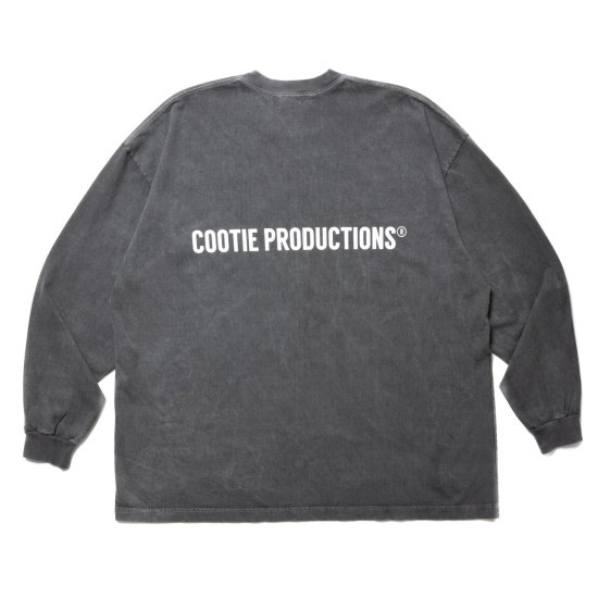 COOTIE / Pigment Dyed L/S Tee 
