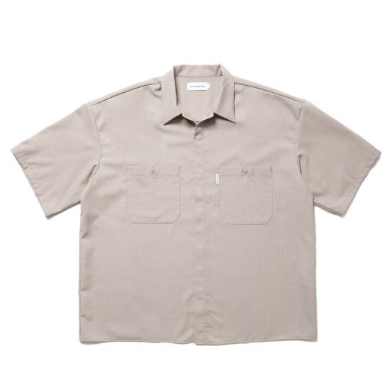 COOTIE / T/W Fly Front Work S/S Shirt 
