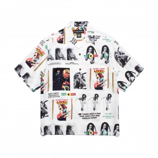 WACKOMARIA / BOB MARLEY / HAWAIIAN SHIRT S/S (TYPE-1)
