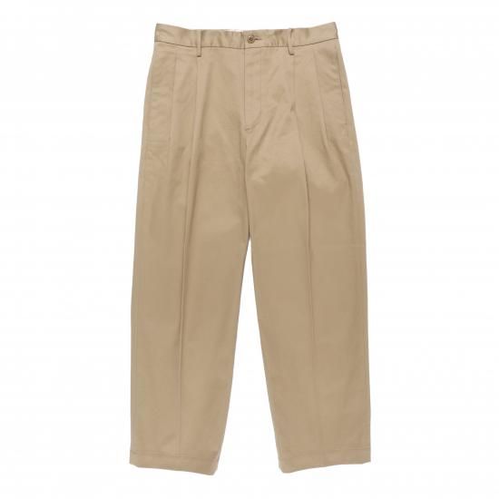WACKOMARIA / DOUBLE PLEATED CHINO TROUSERS

