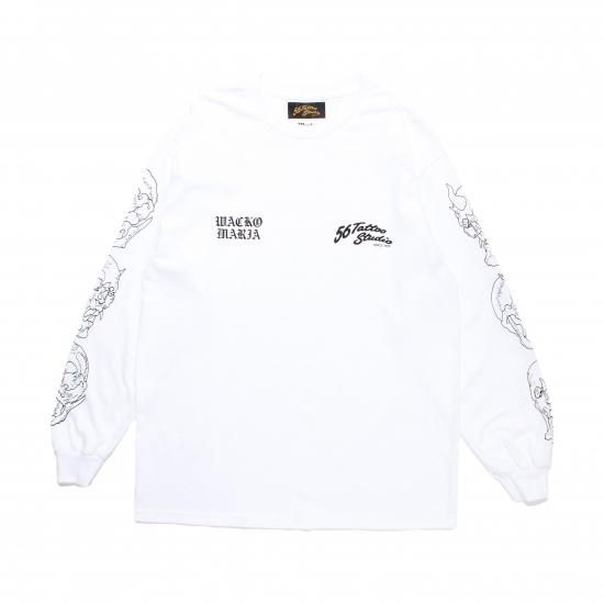 WACKOMARIA / 56 TATTOO STUDIO / CREW NECK LONG SLEEVE T-SHIRT
