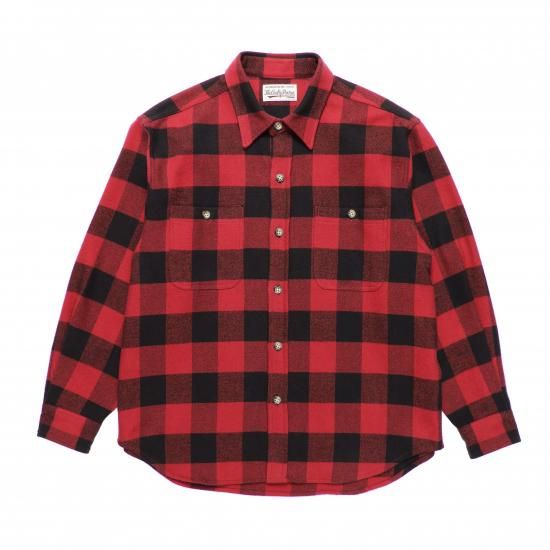WACKOMARIA / FLANNEL REGULAR COLLAR SHIRT