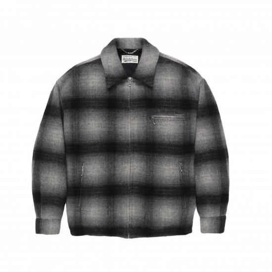 OMBRE CHECK 50`S JACKET (TYPE-1)【GRAY】WACKO MARIA - Hi-HARLEM OMBRE CHECK 50`S JACKET (TYPE-1)【GRAY】WACKO MARIA - Hi-HARLEM