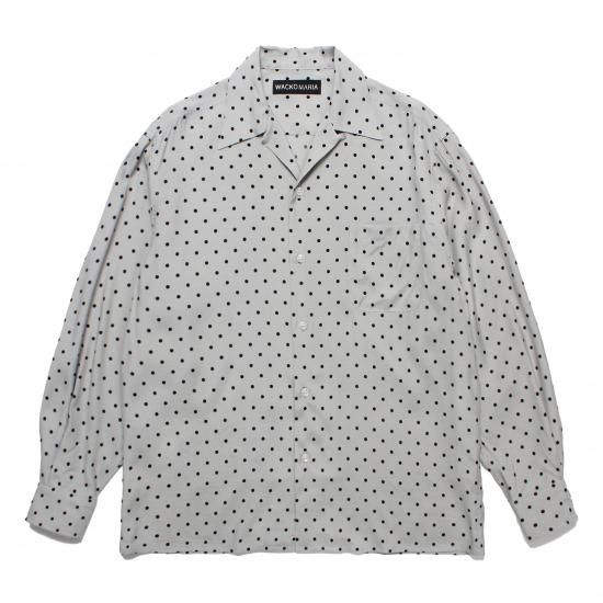 WACKOMARIA / DOTS HAWAIIAN SHIRT L/S