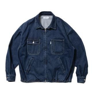 Denim Zip Up Work Jacket


