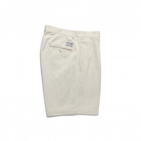 WACKOMARIA / DOUBLE PLEATED CHINO SHORT TROUSERS