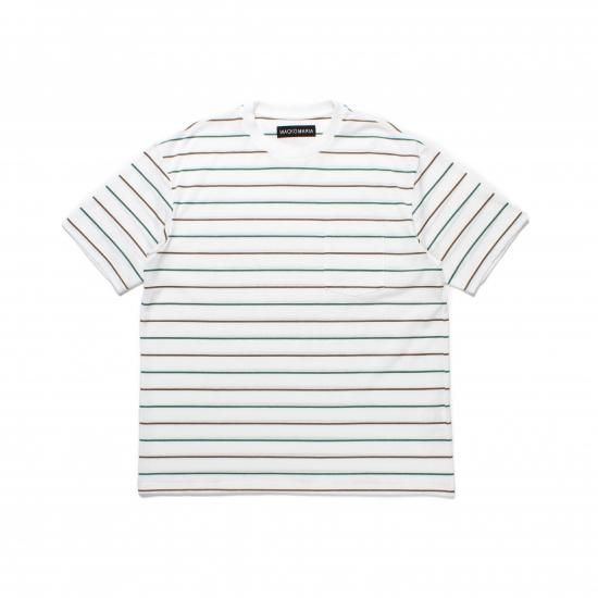 WACKOMARIA / STRIPED CREW NECK T-SHIRT (TYPE-2)