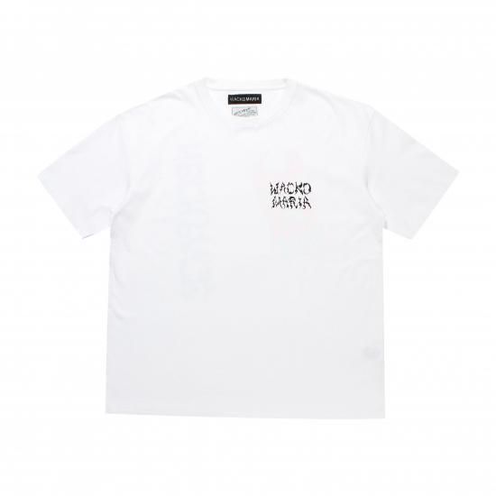 WACKOMARIA / NECK FACE / WASHED HEAVY WEIGHT CREW NECK T-SHIRT (TYPE-2)
