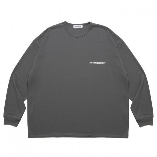 COOTIE / Dry Tech Jersey Oversized L/S Tee 
