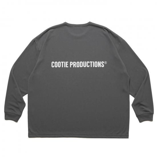 COOTIE / Dry Tech Jersey Oversized L/S Tee 

