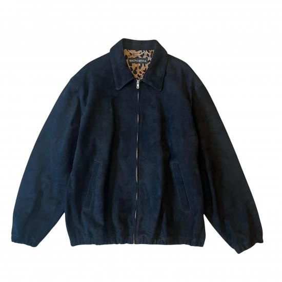 SUEDE LEATHER 50'S JACKET ( TYPE-2 )【BLACK】WACKO MARIA