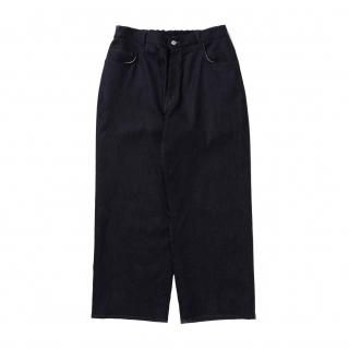 Reverse Loop Denim 5 Pocket Baggy Easy Pants
