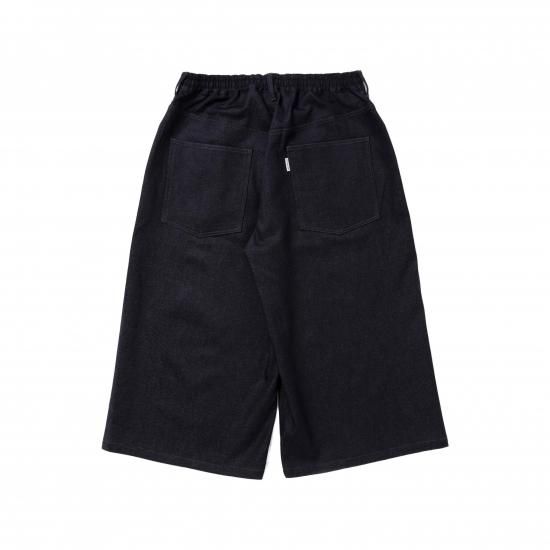 COOTIE / Reverse Loop Denim 5 Pocket Shin Cut Wide Easy Pants
