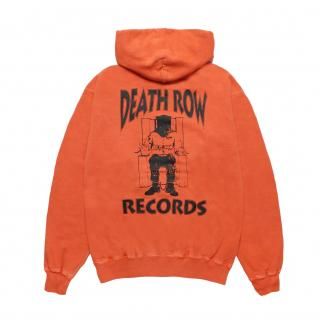 DEATH ROW RECORDS / WASHED MIDDLE WEIGHT PULLOVER HOODED SWEAT SHIRT